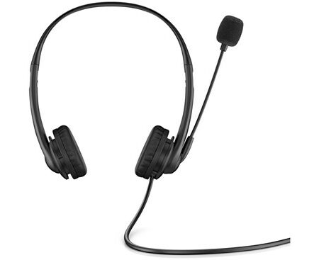 HP Wired 3.5mm Stereo Headset - Black