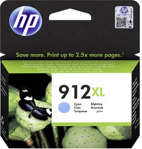 HP 912XL - Cartouche encre Cyan - 825 pages (coli 60)