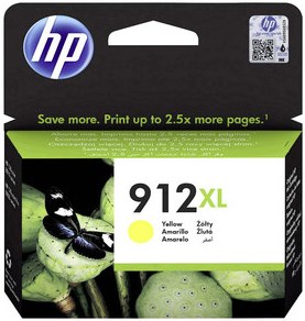 HP 912XL - Cartouche encre Jaune - 825 pages (coli 60)