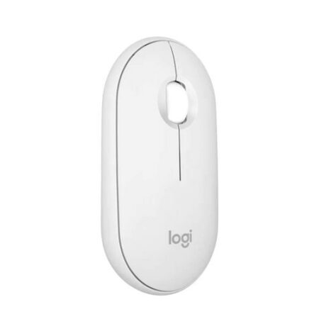 Logitech Pebble Mouse 2 M350s Souris optique 3 boutons - blanc