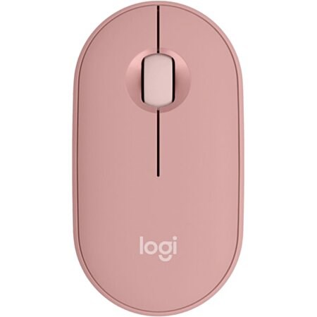 Logitech Pebble Mouse 2 M350s Souris optique 3 boutons sans fils rose