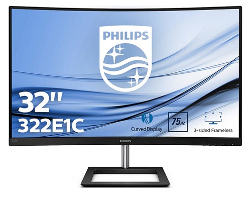 31.5"MONITEUR PHILIPS LCD CURVED 1920*1080 75HZ 4MS DP HDMI VGA 2y – Image 1