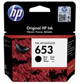 CRT HP 653 - encre Noir - (MC 60) **AFR Only** Availability
