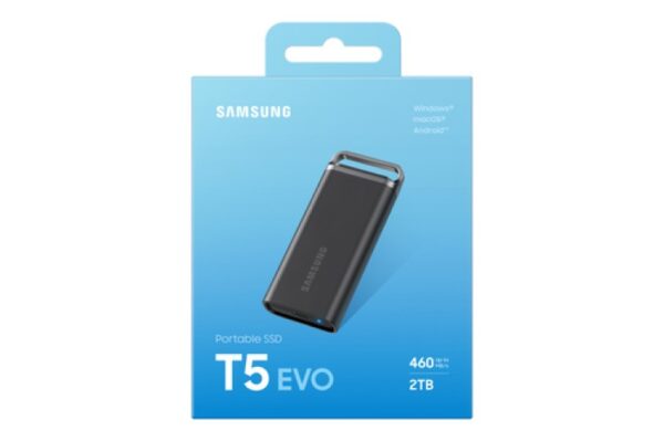 SAMSUNG Externe T5 EVO 2To SSD USB3.2 Noir * MU-PH2T0S (TCP 6€ incl.) – Image 1