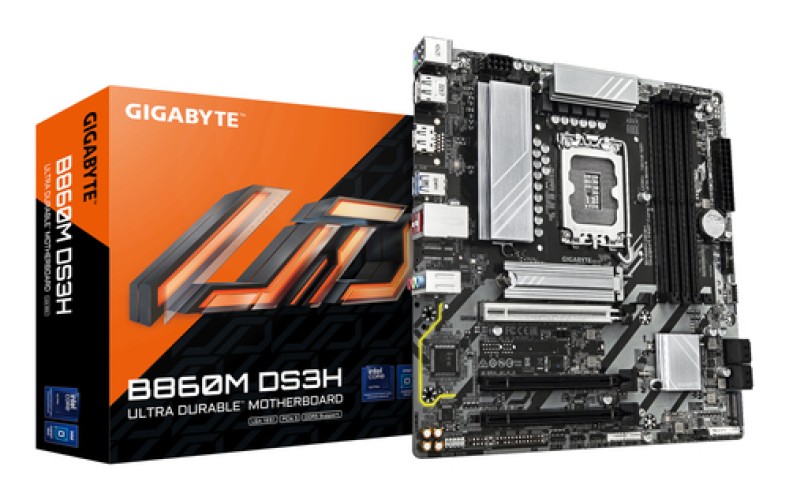 CM GIGABYTE B860M DS3H (s1851) 4DDR5 PCIe5.0 2xM.2 HDMI/2DP 2.5GbE mA – Image 1