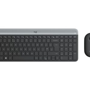 CLAVIER & SOURIS LOGITECH MK470 Ultra-Slim s/fil USB * Noir