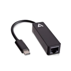 V7 ADAPTATEUR USB-C (M) vers GbLAN 10/100/1000 * V7UCRJ45-BLK-1E
