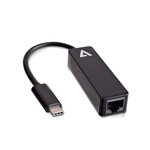 V7 ADAPTATEUR USB-C (M) vers GbLAN 10/100/1000 * V7UCRJ45-BLK-1E – Image 1