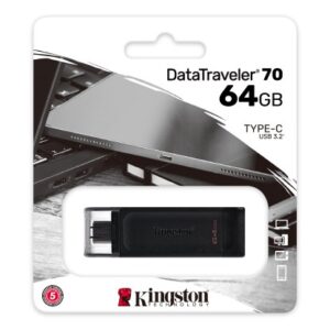 Kingston DataTraveler 70 Clé USB 64G TYPE -C+2,80€ TCP