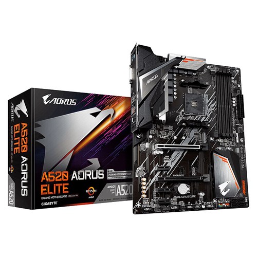 CARTE MERE GIGABYTE A520 AORUS ELITE (AM4) – Image 1