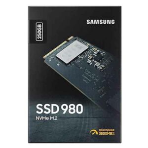 SSD SAMSUNG Serie 980 250 Go M.2 2280 PCIeGen.3 X4, NVMe1.4