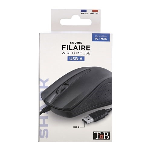 SHARK - Souris optique filaire 1000dpi – Image 1