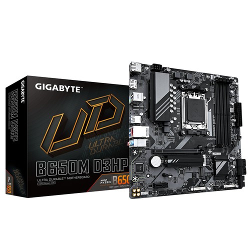 CM GIGABYTE B650M D3HP (sAM5) 4*DDR4 7600 PCIE HDMI/DP mATX – Image 1