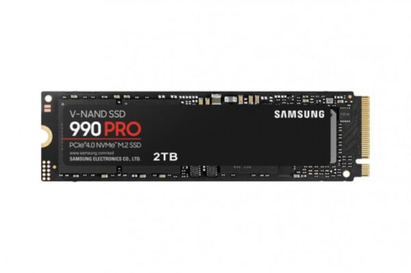 Disque Dur SSD SAMSUNG 990 PRO 2To M.2 NVMe PCIe * MZ-V9P2T0BW – Image 1