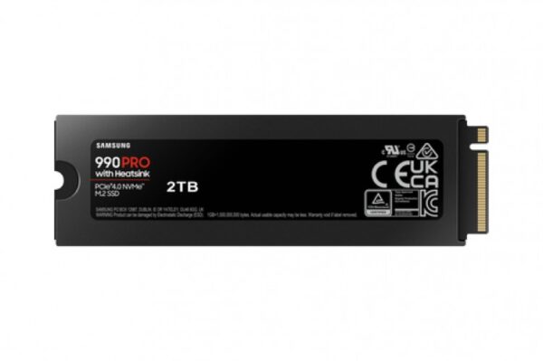 Disque Dur SSD SAMSUNG 990 PRO 2To M.2 NVMe PCIe +Rad. MZ-V9P2T0GW – Image 2