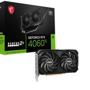 CV MSI RTX4060Ti VENTUS 2X BLACK 8G OC GDDR6 128BIT 3DP/HDMI – Image 2