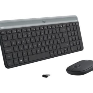 CLAVIER & SOURIS LOGITECH MK470 Ultra-Slim s/fil USB * Noir – Image 5