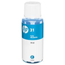 CRT HP 31 - Bouteille Encre Cyan - 70 ml - 8 000 pages/sur commande