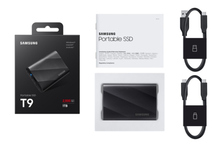 SAMSUNG Externe T9 1To SSD USB-C * MU-PG1T0B Noir (TCP 6€ incluse) – Image 5