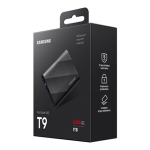 SAMSUNG Externe T9 1To SSD USB-C * MU-PG1T0B Noir (TCP 6€ incluse) – Image 4