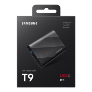 SAMSUNG Externe T9 1To SSD USB-C * MU-PG1T0B Noir (TCP 6€ incluse)