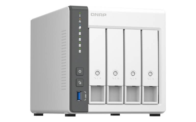 NAS QNAP TS-433-4G Quad 2,0GHz 4Go 4xSATA3 2,5GbE 3xUSB – Image 2