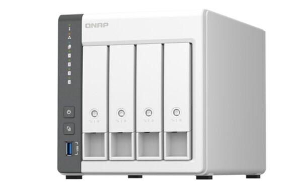 NAS QNAP TS-433-4G Quad 2,0GHz 4Go 4xSATA3 2,5GbE 3xUSB – Image 1