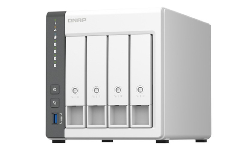 NAS QNAP TS-433-4G Quad 2,0GHz 4Go 4xSATA3 2,5GbE 3xUSB – Image 1