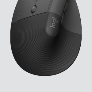 SOURIS LOGITECH LIFT Vertical Ergo s/fil+BTO Gaucher Gris 910-006474 – Image 2