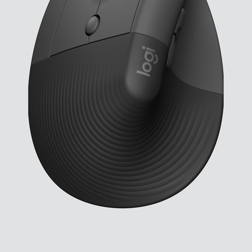 SOURIS LOGITECH LIFT Vertical Ergo s/fil+BTO Gaucher Gris 910-006474 – Image 2