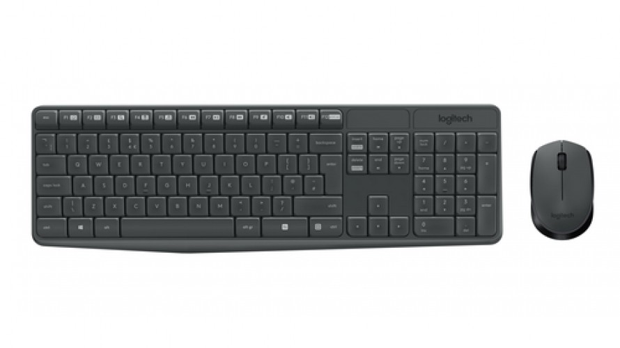CLAVIER & SOURIS LOGITECH MK235 NOIR – Image 1
