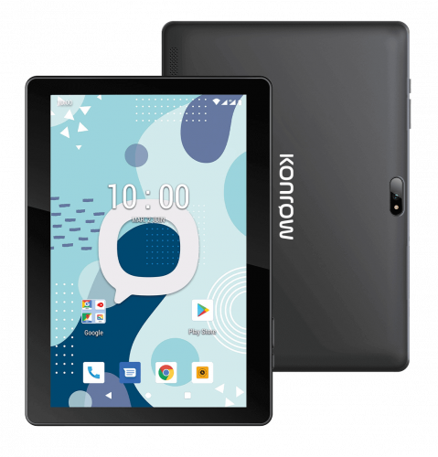 KONROW K-TAB 1004 10,1 Quad A53 1.6GHz 1/16Go WiFi/BTO Andr11 * Noir – Image 1
