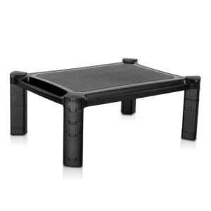 V7 DT1HARS-1E REHAUSSEUR ECRAN NOIR 435x330x168mm