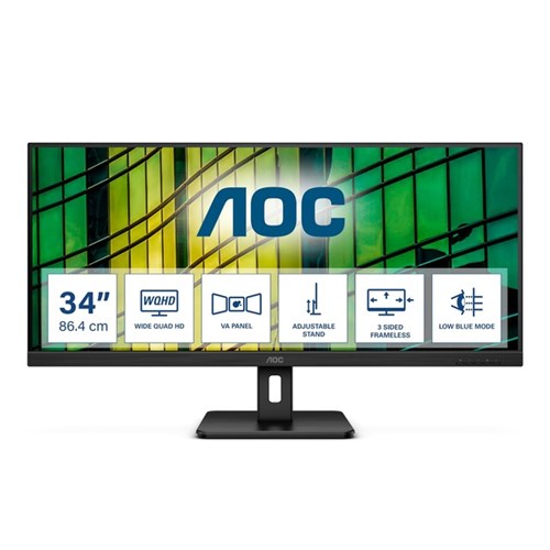 AOC, Essential-Line, 34 inch, VA, 3440x1440, 100Hz – Image 1