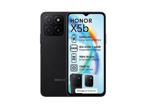 HONOR X5B NOIR 4+4/64 Go dont 12€ TCP – Image 1