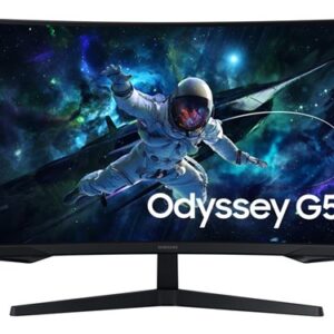 Odyssey G5 27''-incurvé-QHD-165Hz-1ms-2500:1-300cd/m2 Auto Source Switch+ / inclinaison AMD FreeSync-1x HDMI, 1x connecteur de port DP