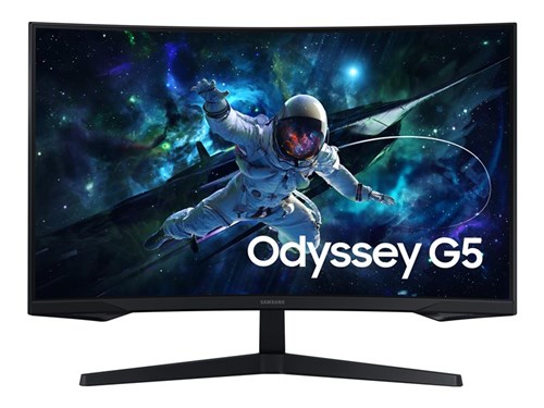 Odyssey G5 27''-incurvé-QHD-165Hz-1ms-2500:1-300cd/m2 Auto Source Switch+ / inclinaison AMD FreeSync-1x HDMI, 1x connecteur de port DP – Image 1