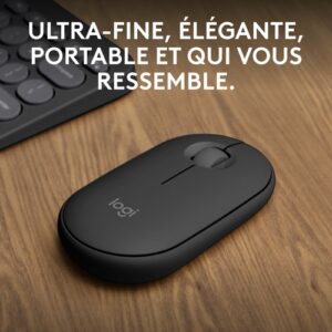 SOURIS LOGITECH M350s Pebble Mouse 2 Bluetooth * Graphite – Image 3