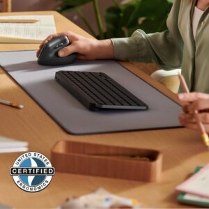 SOURIS LOGITECH LIFT Vertical Ergo s/fil+BTO Droitier Noir 910-006494 – Image 5