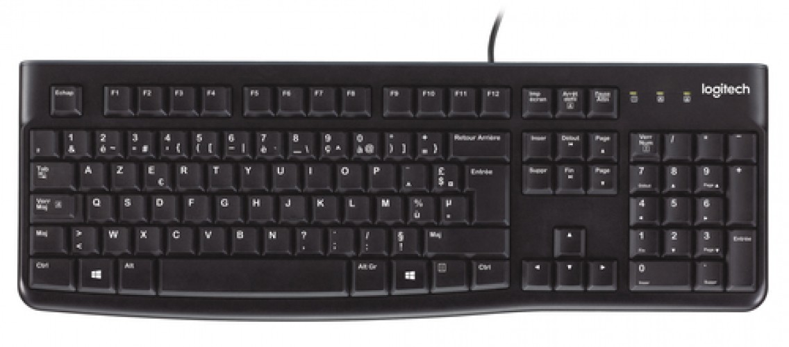 CLAVIER LOGITECH K120 Filaire USB OEM (Boîte MARRON) * 14471 – Image 1