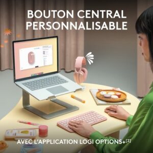 SOURIS LOGITECH M350s Pebble Mouse 2 Bluetooth * Graphite – Image 5