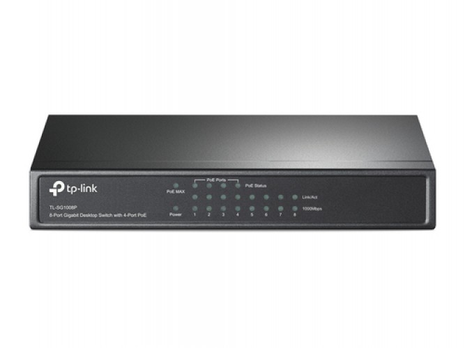 TP-LINK TL-SG1008P * SWITCH 8 ports GbLAN dont 4xPoE (64W) – Image 1