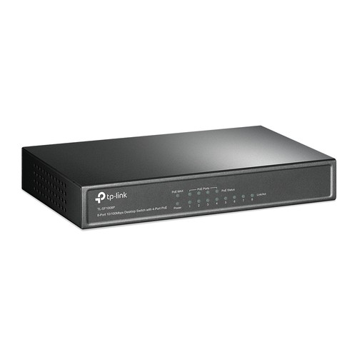TP-LINK TL-SF1008P * Switch 8 ports LAN 10/100 dont 4x PoE (66W) – Image 2