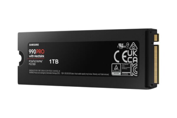 Disque Dur SSD SAMSUNG 990 PRO 1To M.2 NVMe PCIe +Rad. * MZ-V9P1T0GW – Image 2