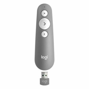 LOGITECH R500s Pointeur Laser Dual (USB+BTO) s/fil 20m PC/Mac * Gris