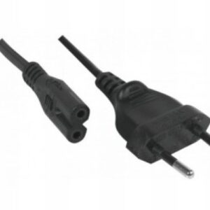 CABLE ALIM. NB CEE 7 (M) > IEC C7 (F) Bipolaire Noir 3.0m * 808311