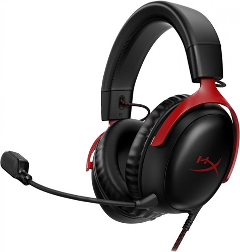 HyperX Cloud III Casque gamer filaire, 7.1 Virtual Surround - Rouge – Image 1