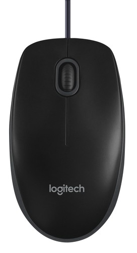 SOURIS LOGITECH B100 Optique fil (OEM) USB 910-003357 * NOIRE – Image 2