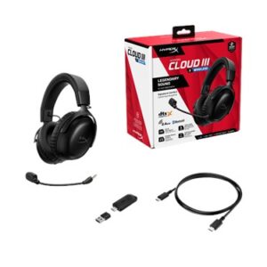 HyperX Cloud III S Casque Gamer sans fil - Noir