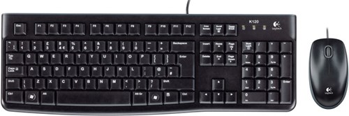 PACK CLAVIER/SOURIS LOGITECH FILAIRE MK120 – Image 1